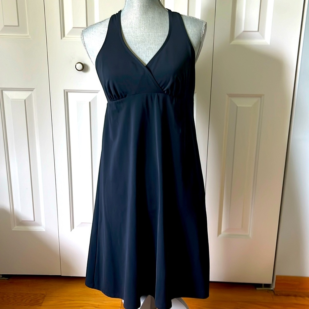 Black halter Swim Dress SZ M